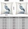 Watercolor Heron Pillow Covers Pelican Throw Pillow Covers 18x18 Set of 2 Summer Bird Pattern Double Sided Printing Pillow Case for Farmhouse Patio Living Room, Cotton Linen